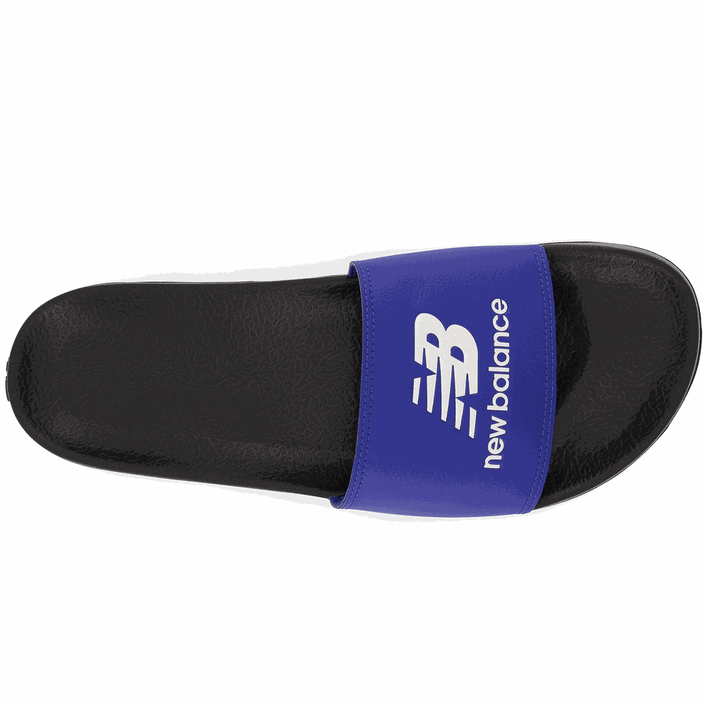 Klapki New Balance SUF50TR1 – czarno–fioletowe