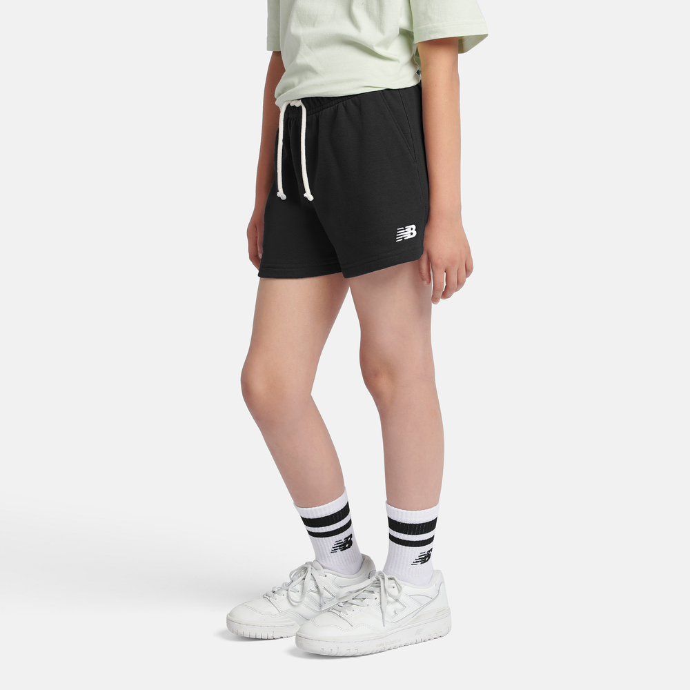 Spodenki dziecięce New Balance LAKG0006BK – czarne