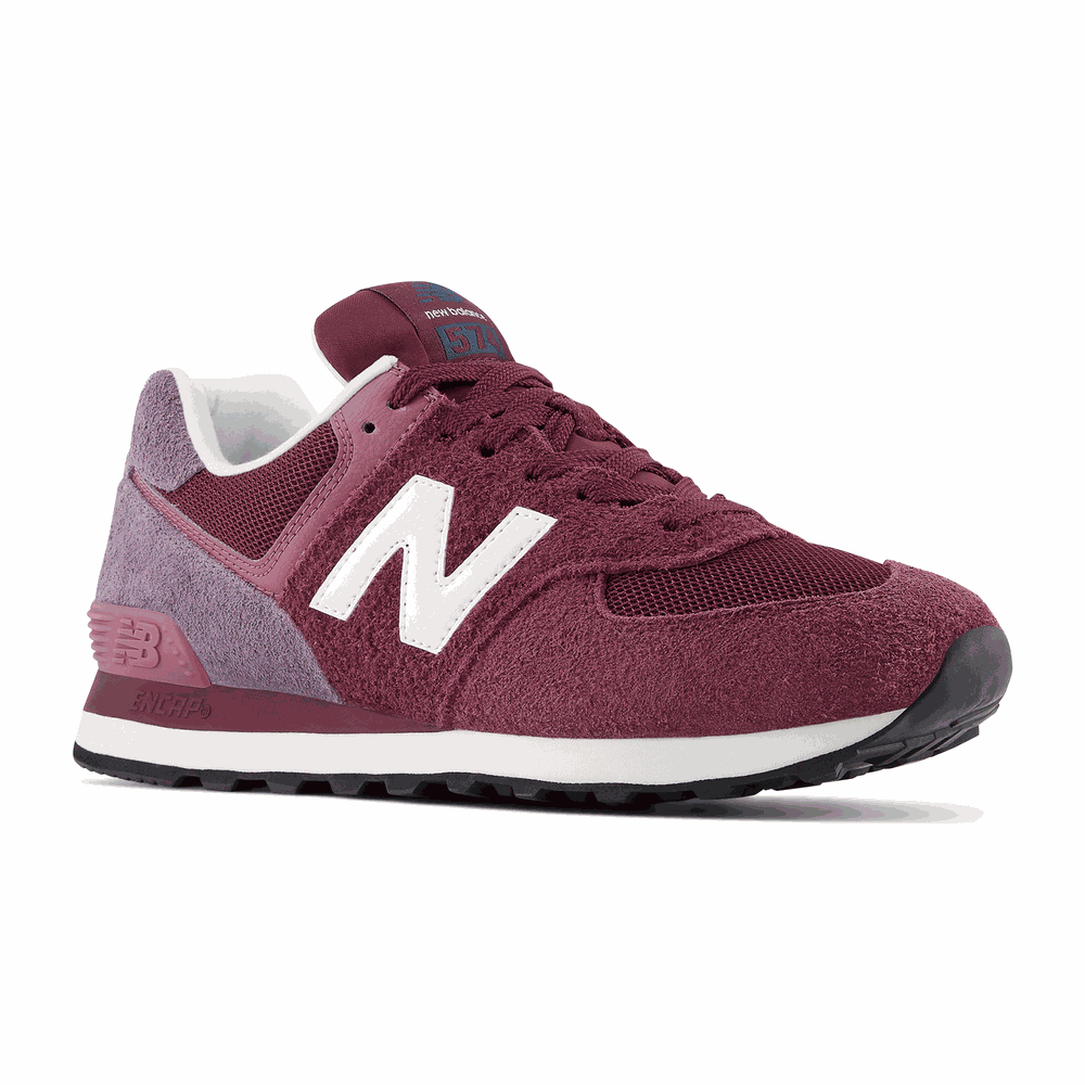 Buty unisex New Balance U574ABO – bordowe