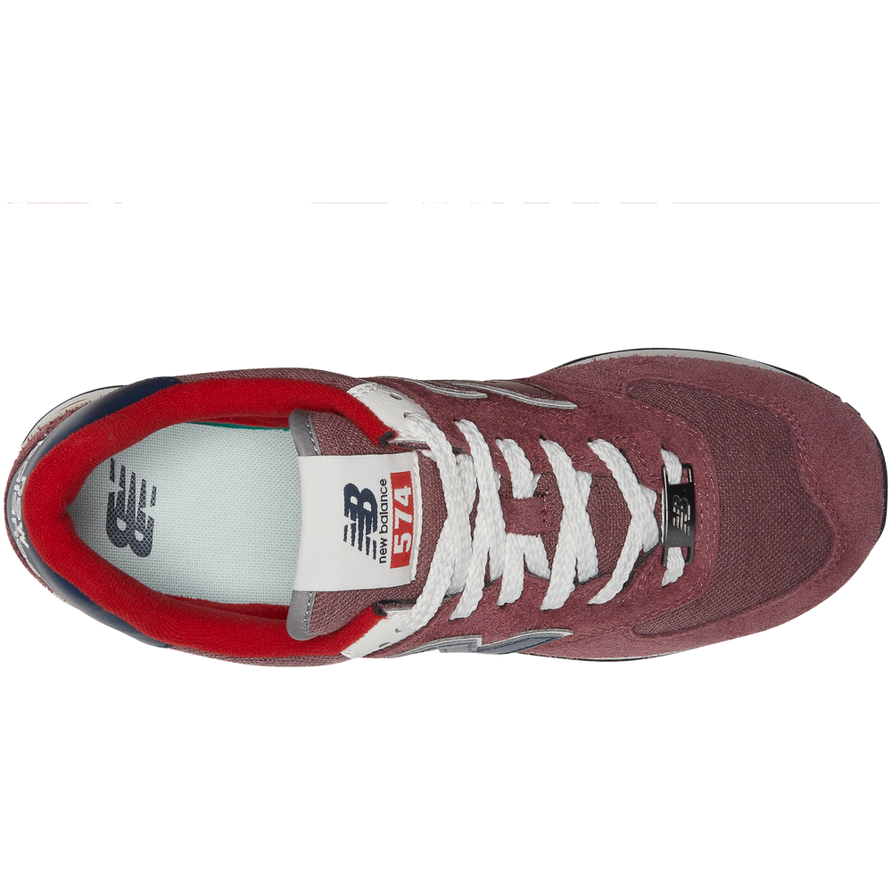 Buty unisex New Balance U574RX2 – bordowe