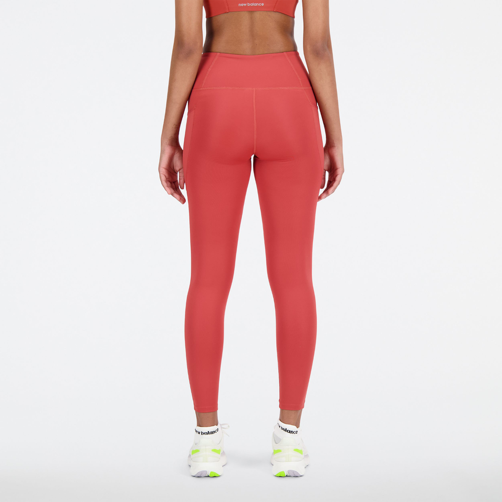 Legginsy damskie New Balance WP21112ASU – czerwone