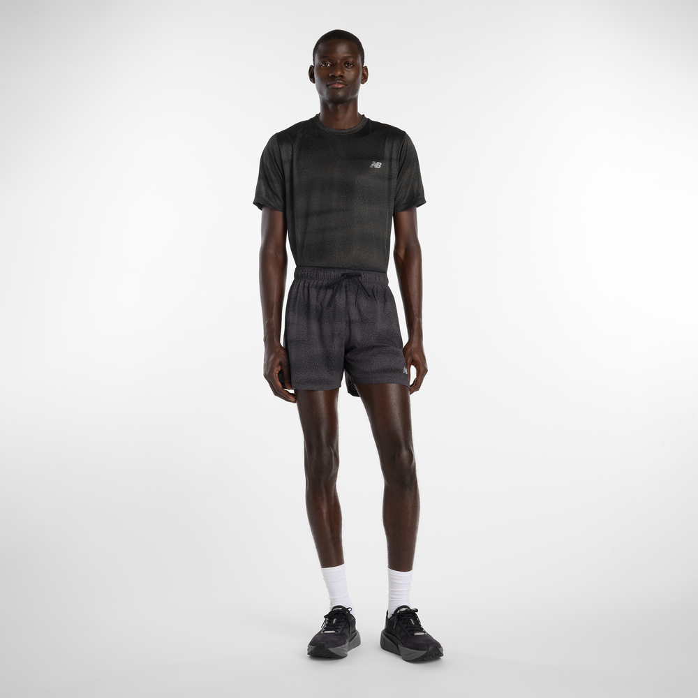 Spodenki męskie New Balance MS43285BGR – czarne