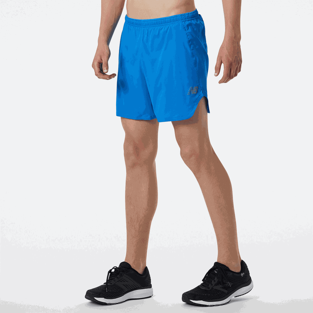Spodenki New Balance MS11281SBU – niebieskie