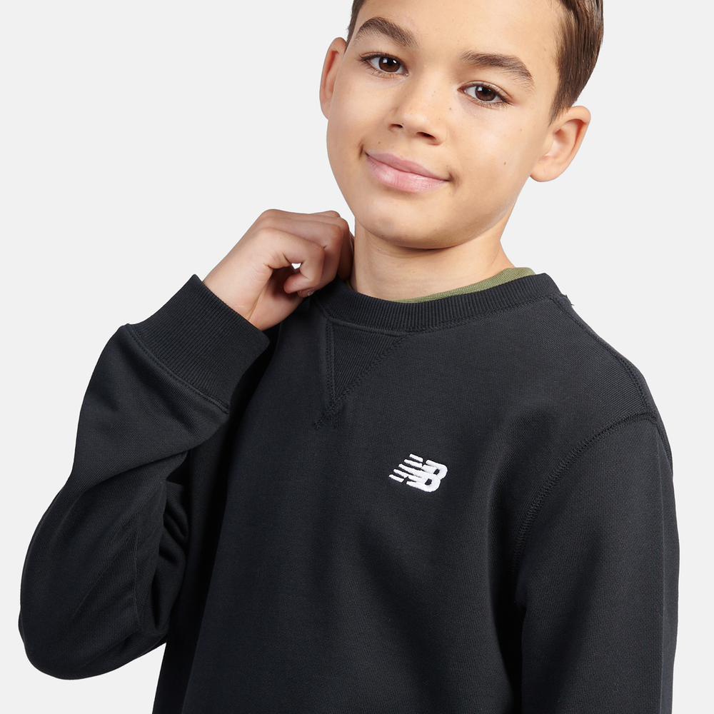 Bluza dziecięca New Balance LAKB0055BK – czarna