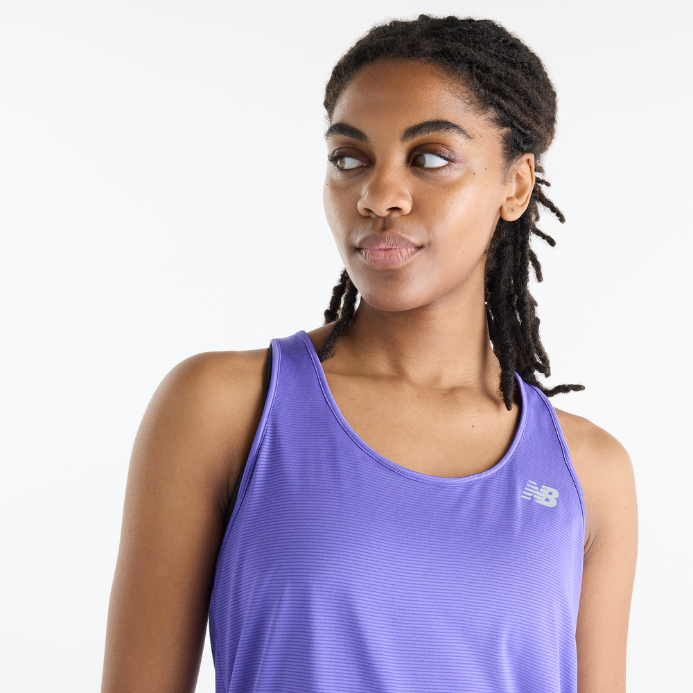 Koszulka damska New Balance WT41220EPU – fioletowa