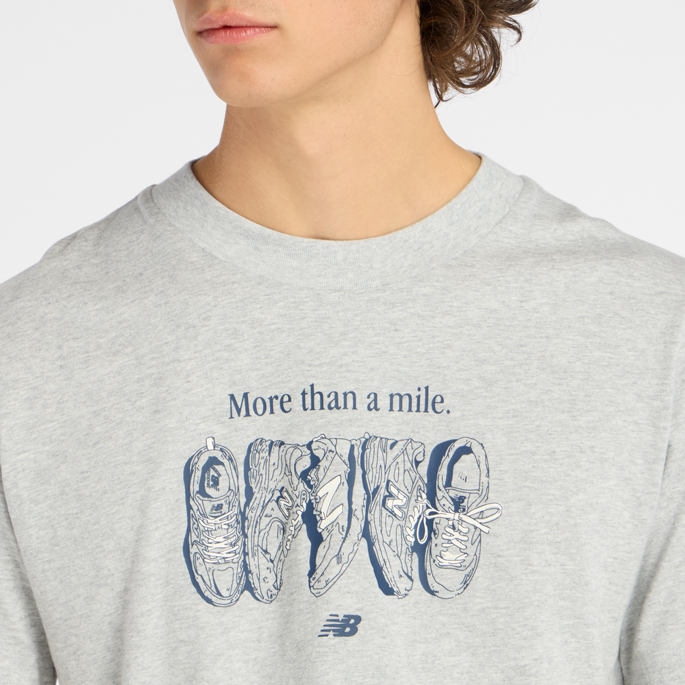 Koszulka męska New Balance MT61778SAG – szara