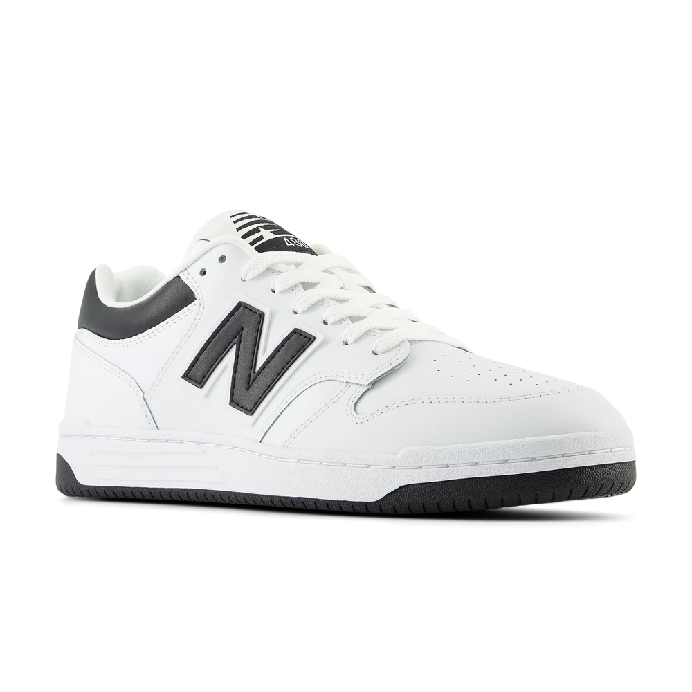 Buty unisex New Balance BB480LBK – białe