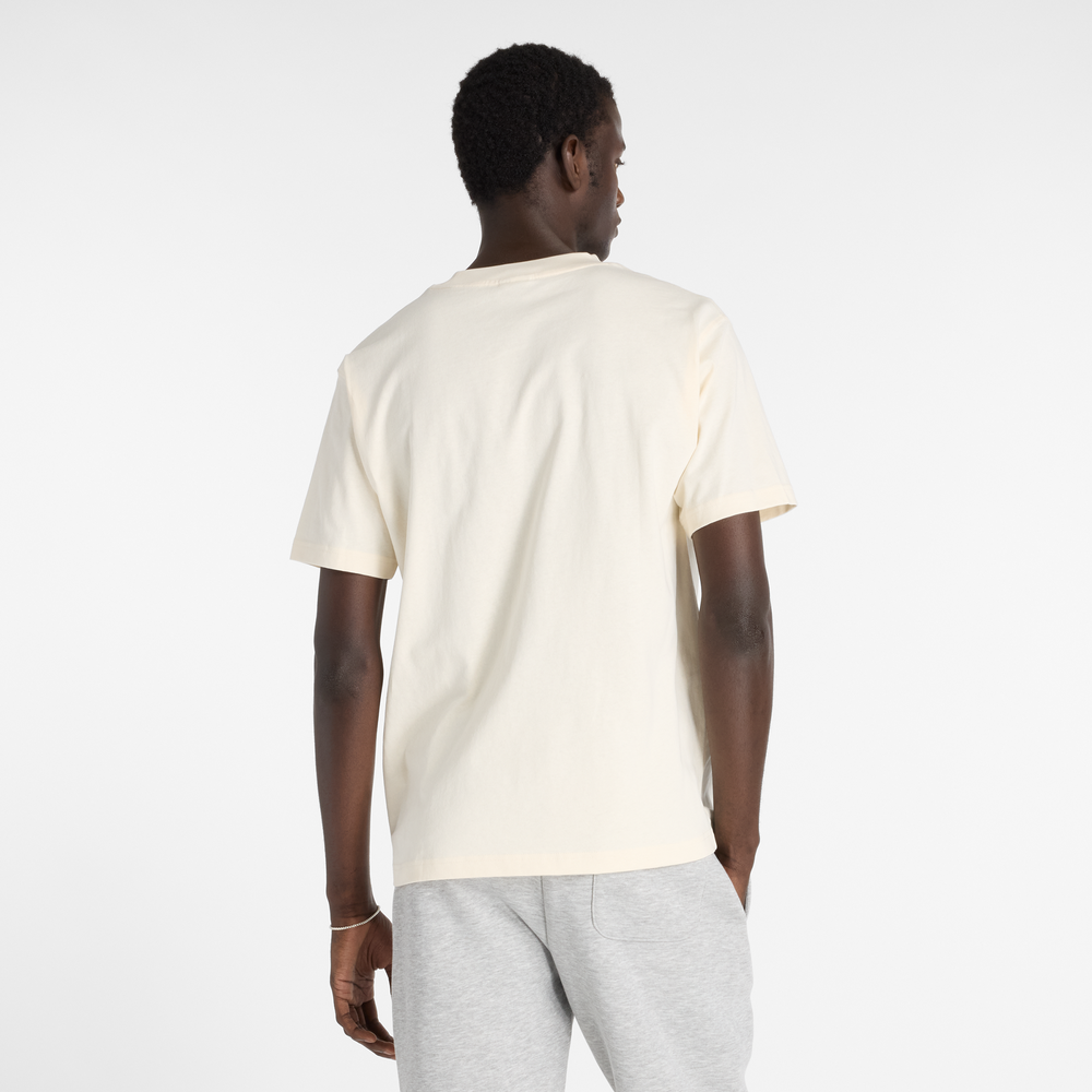Koszulka męska New Balance MT53916PEF – beżowa