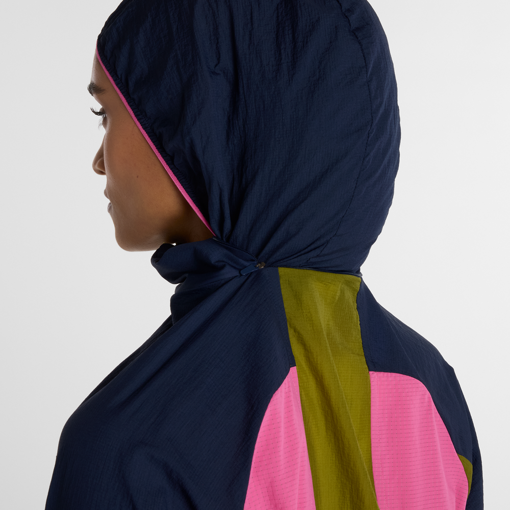 Kurtka damska New Balance WJ61J326AAN – zielona