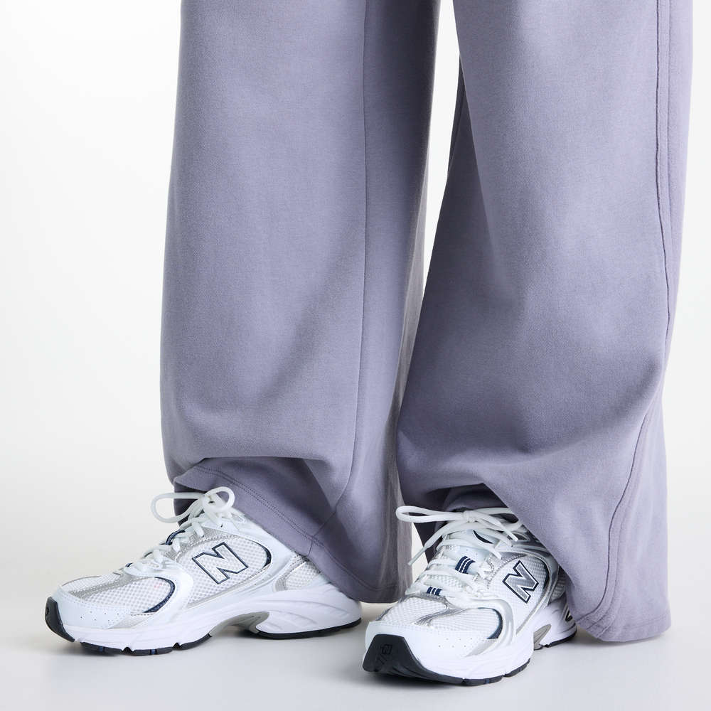 Spodnie damskie New Balance Brushed Coastal – fioletowe