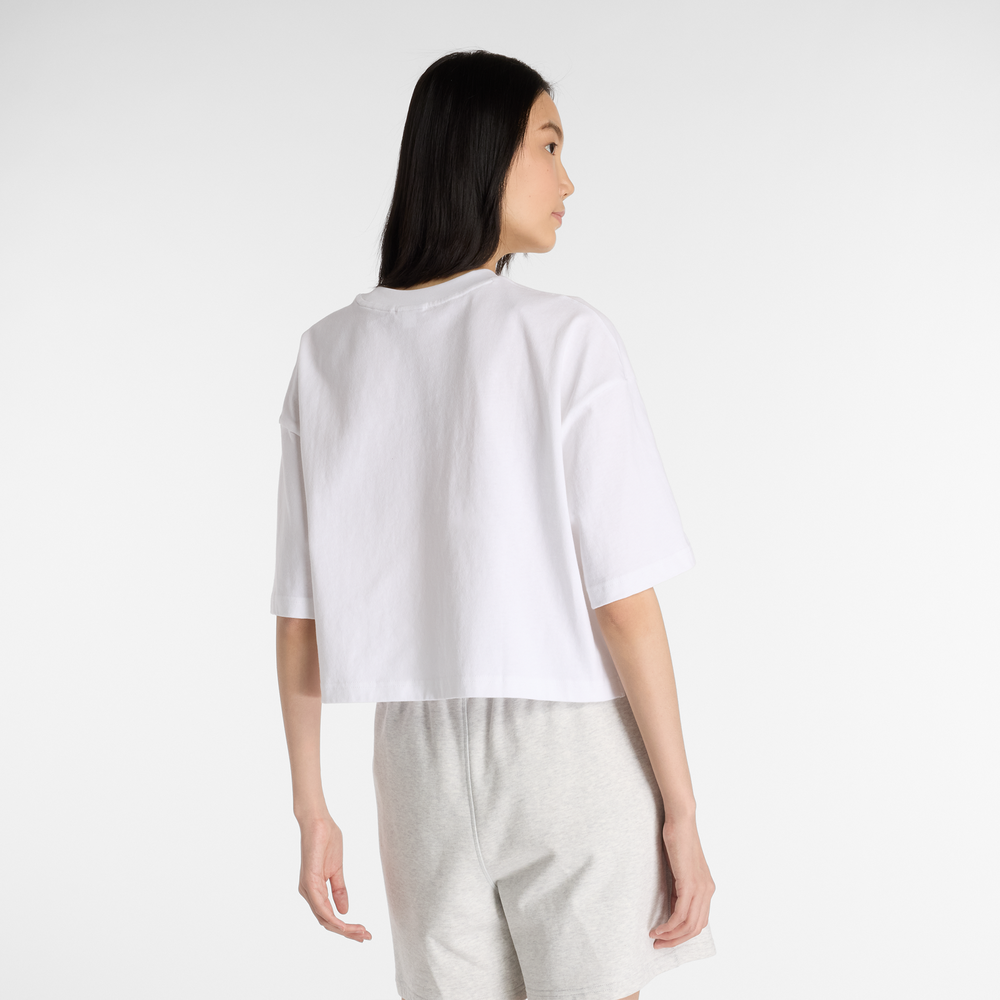 Koszulka damska New Balance WT51935WT – biała