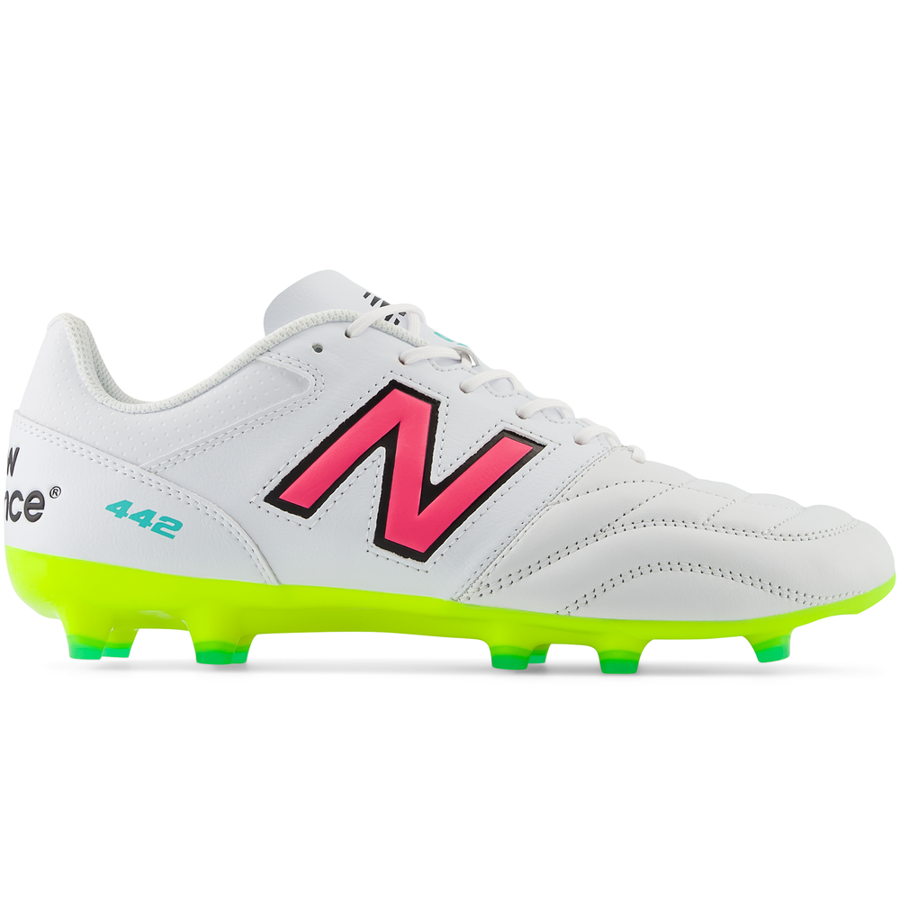 Korki męskie New Balance 442 V2 TEAM FG MS42FWH2 – białe