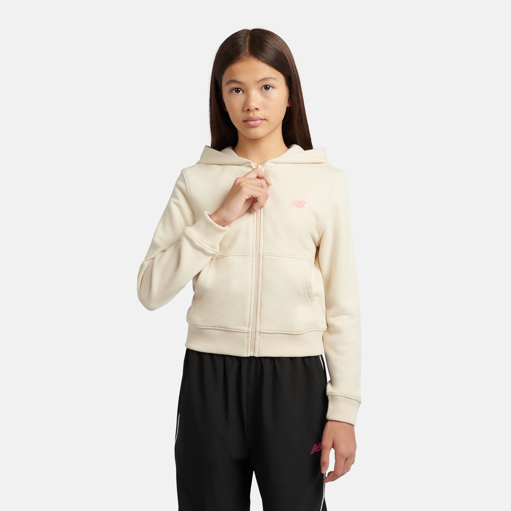 Bluza dziecięca New Balance YT61P93CLIN – beżowa