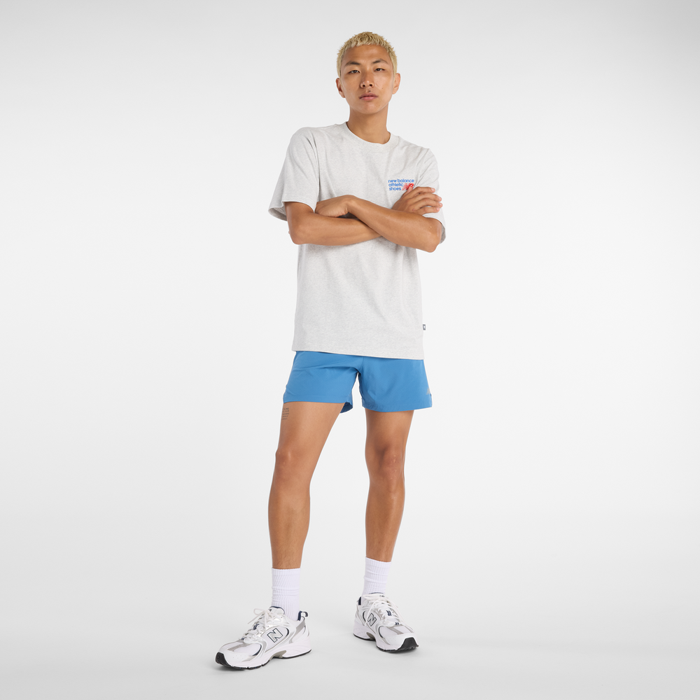 Koszulka męska New Balance MT41908AHH – szara