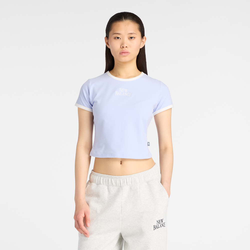 Koszulka damska New Balance WT61Y33QDYK – fioletowa