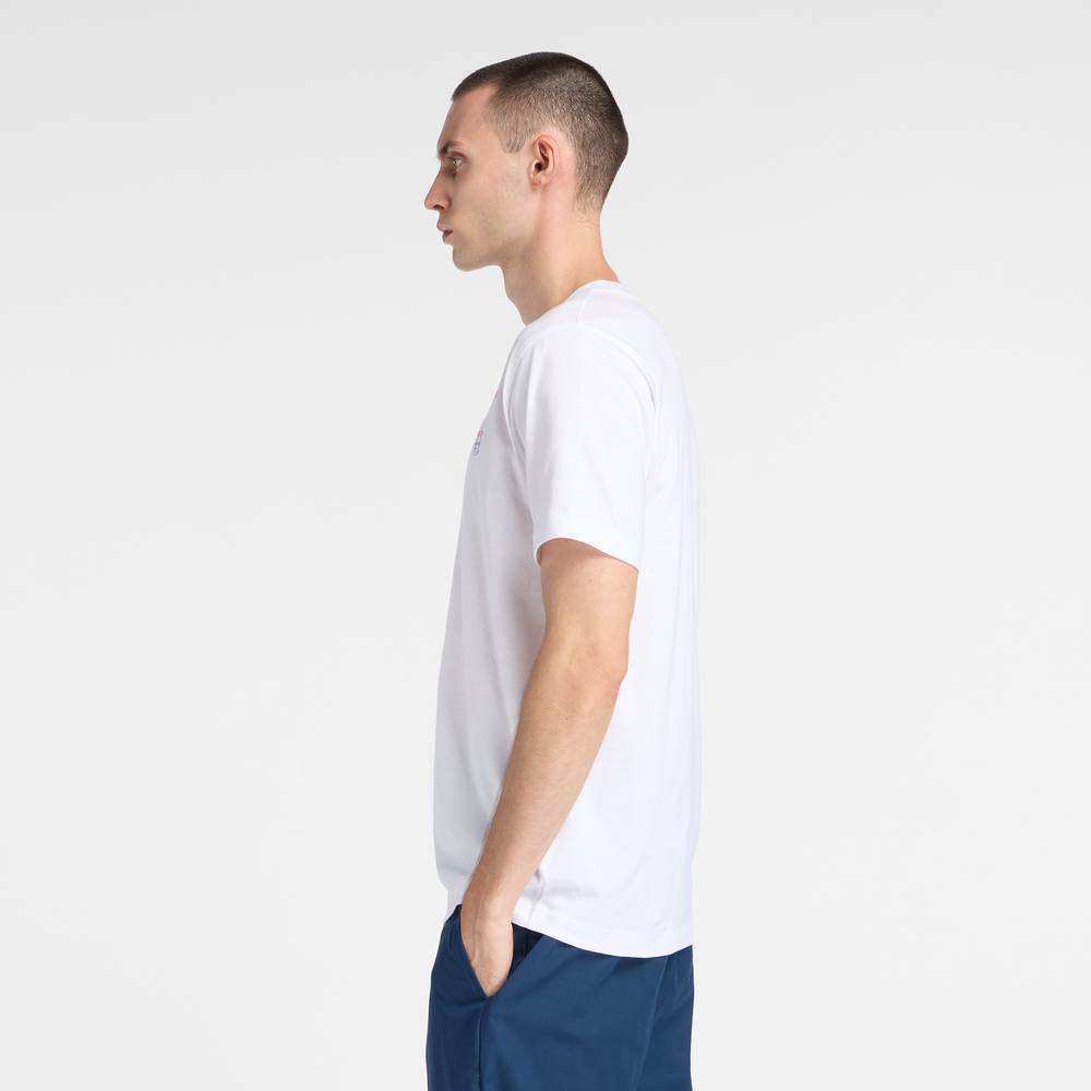Koszulka męska New Balance MT61T2QHWT – biała