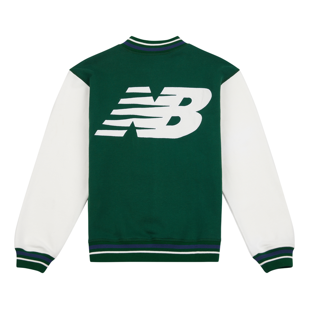 Bluza dziecięca New Balance LAKB0069NWG – zielona