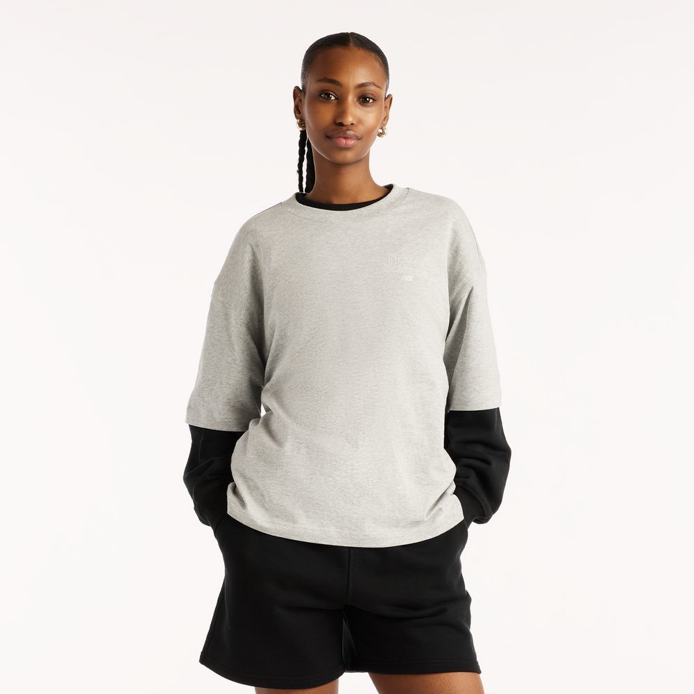 Koszulka damska New Balance WT62F985AG – szara