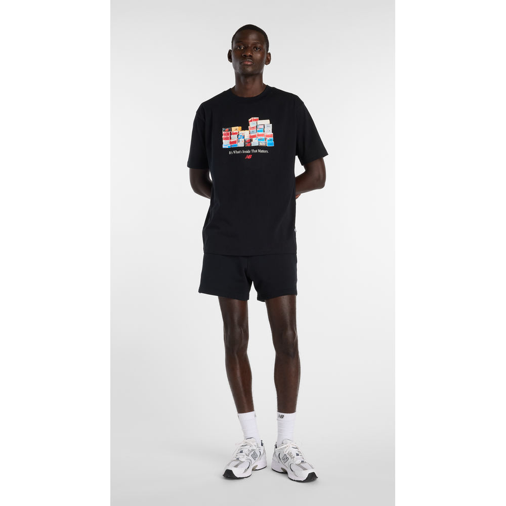 Koszulka męska New Balance MT61H0DXBK – czarna