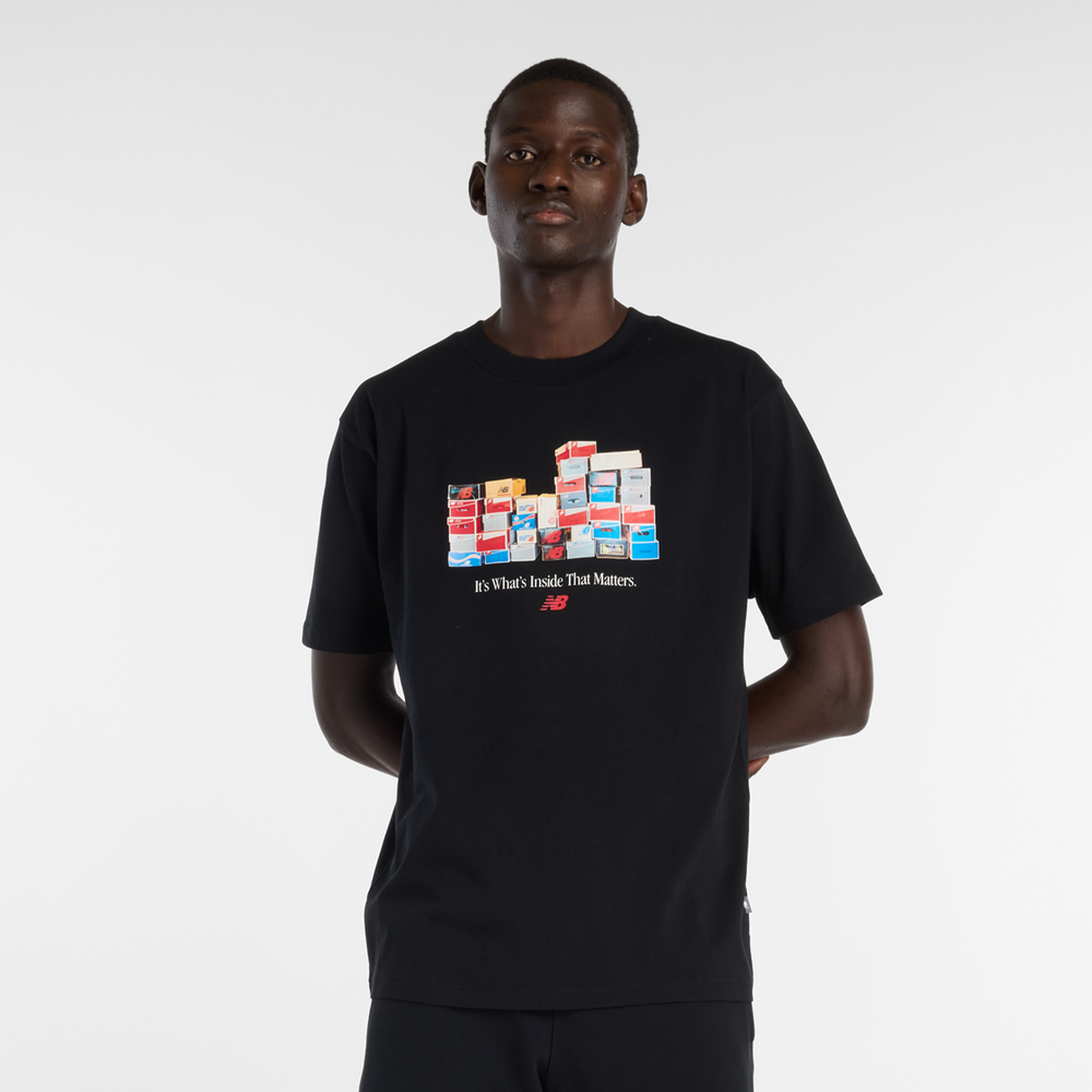 Koszulka męska New Balance MT61H0DXBK – czarna