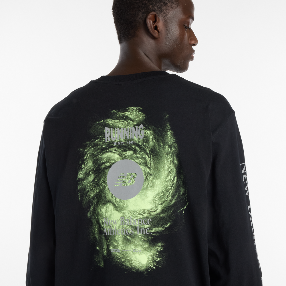 Koszulka męska New Balance MT61H4CYBK – czarna