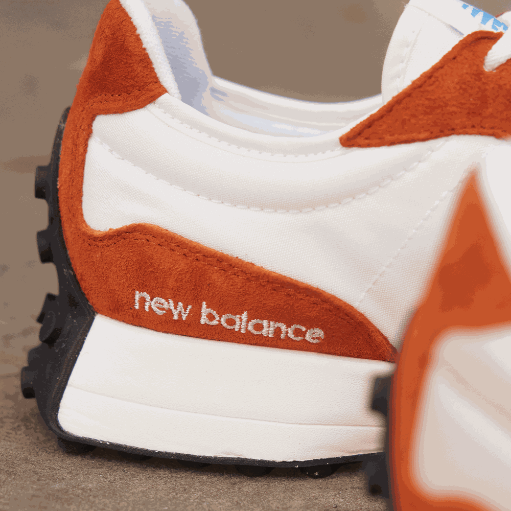 Buty unisex New Balance U327LF – pomarańczowe