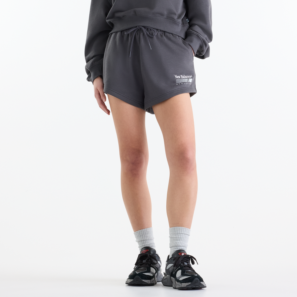 Spodenki damskie New Balance WB62232JBLK – szare