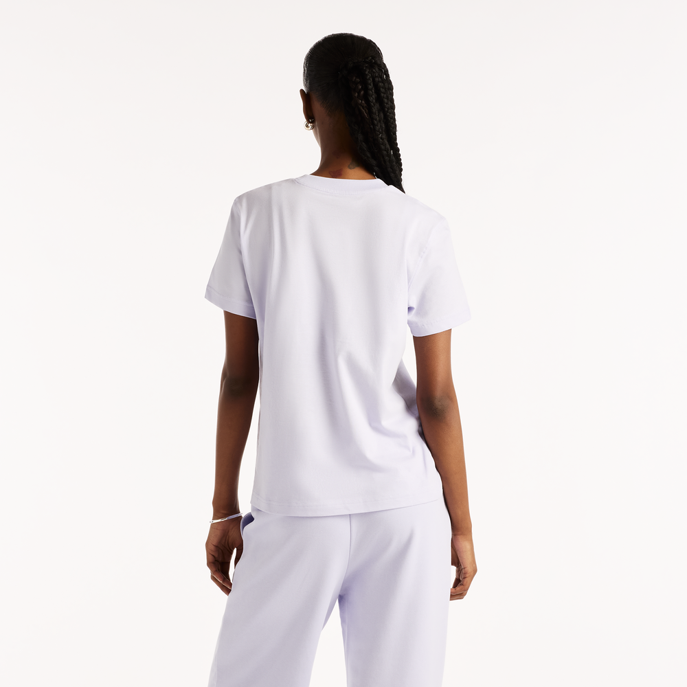 Koszulka damska New Balance Sport Essentials – fioletowa