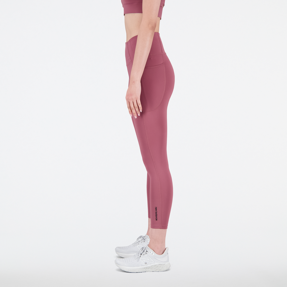 Legginsy damskie New Balance WP21112WAD – różowe