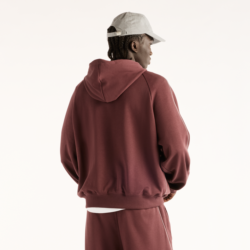 Bluza męska New Balance Trackside – bordowa