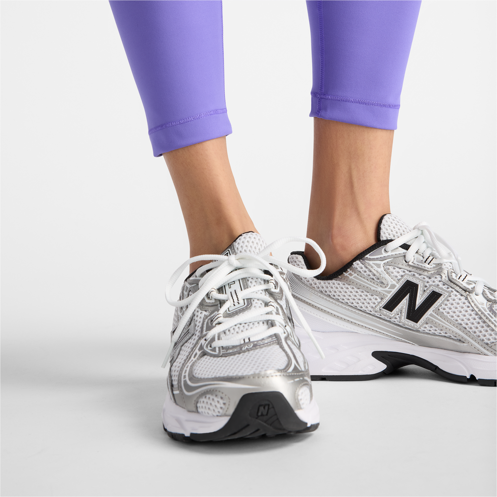 Legginsy damskie do treningu New Balance AC WB6160E1EPU – fioletowe