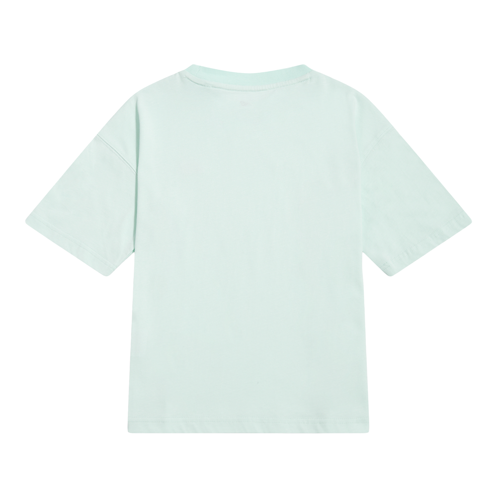 Koszulka dziecięca New Balance LAKG0001COJ – miętowa