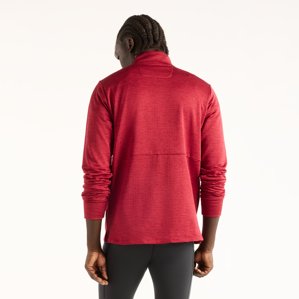 Bluza męska New Balance RC Essential Heat Grid – czerwona