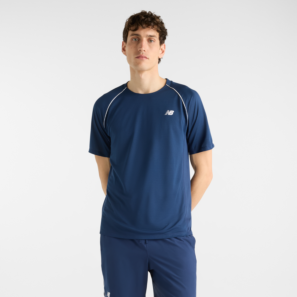 Koszulka męska New Balance MT6116GMNNY – granatowe
