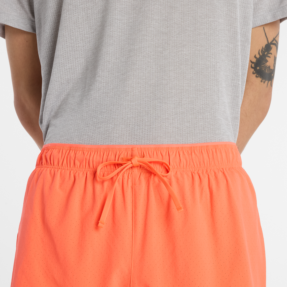 Spodenki męskie New Balance MS41286AAE – pomarańczowe