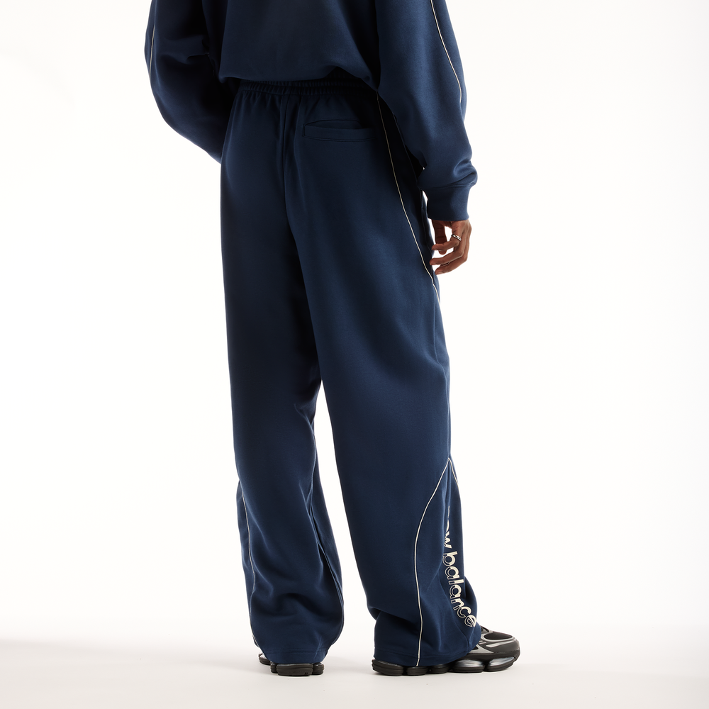 Spodnie męskie New Balance Trackside Pants – czarne