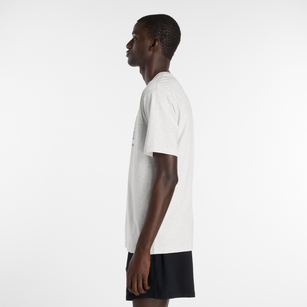 Koszulka męska New Balance MT61H0DXAHH – szara