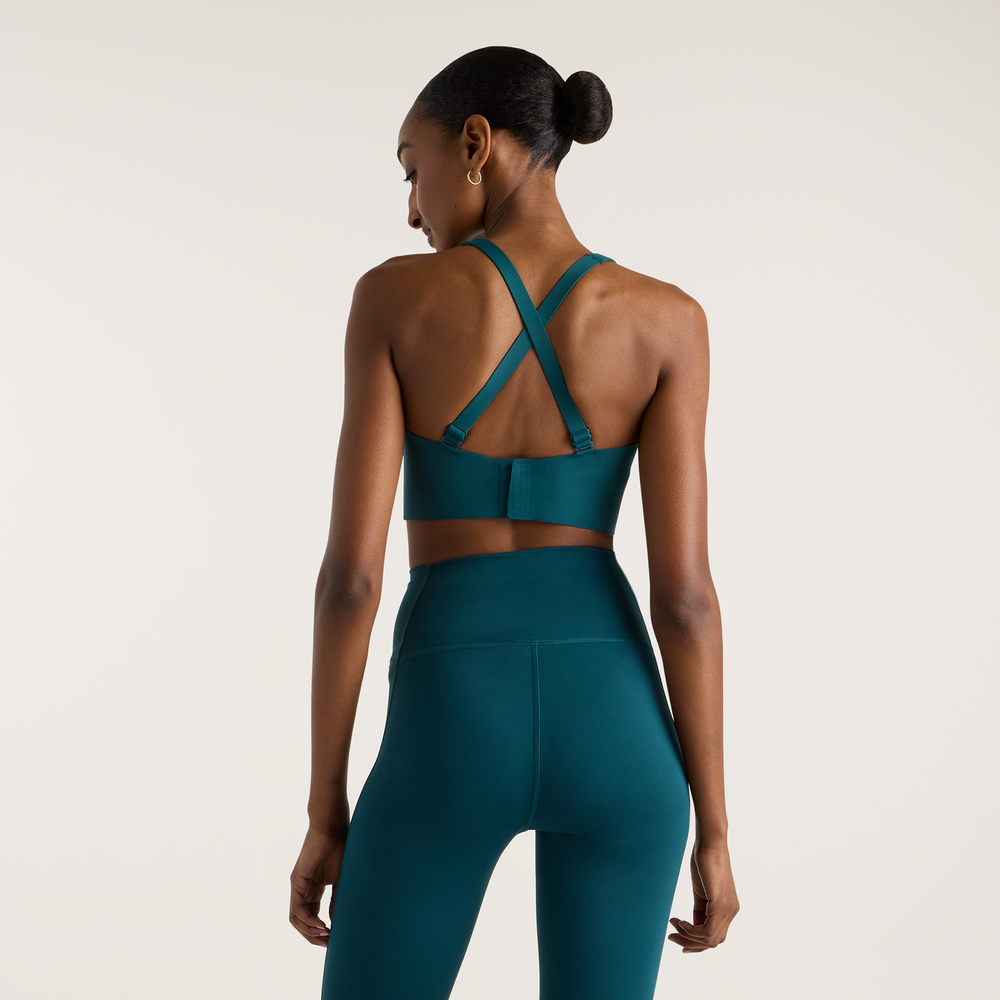 Biustonosz do biegania New Balance WB51052AAV  – zielony