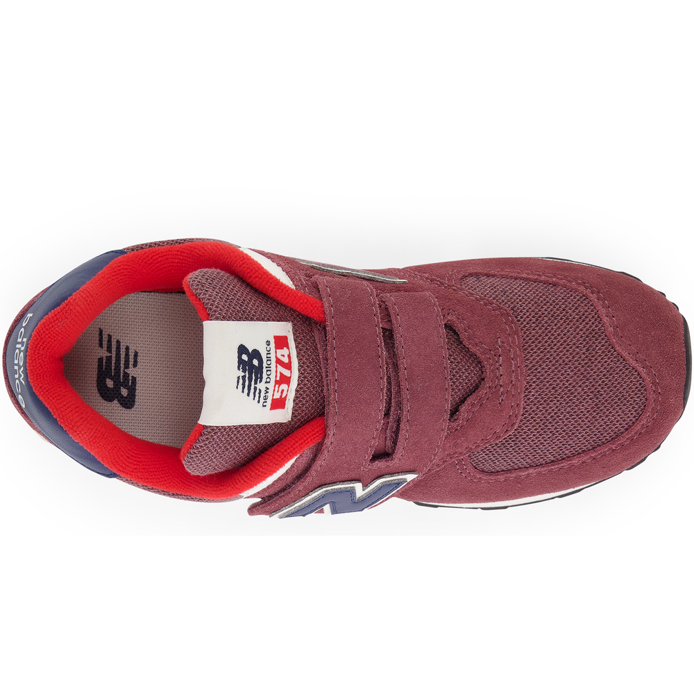 Buty dziecięce New Balance PV574NX1 –  czerwone