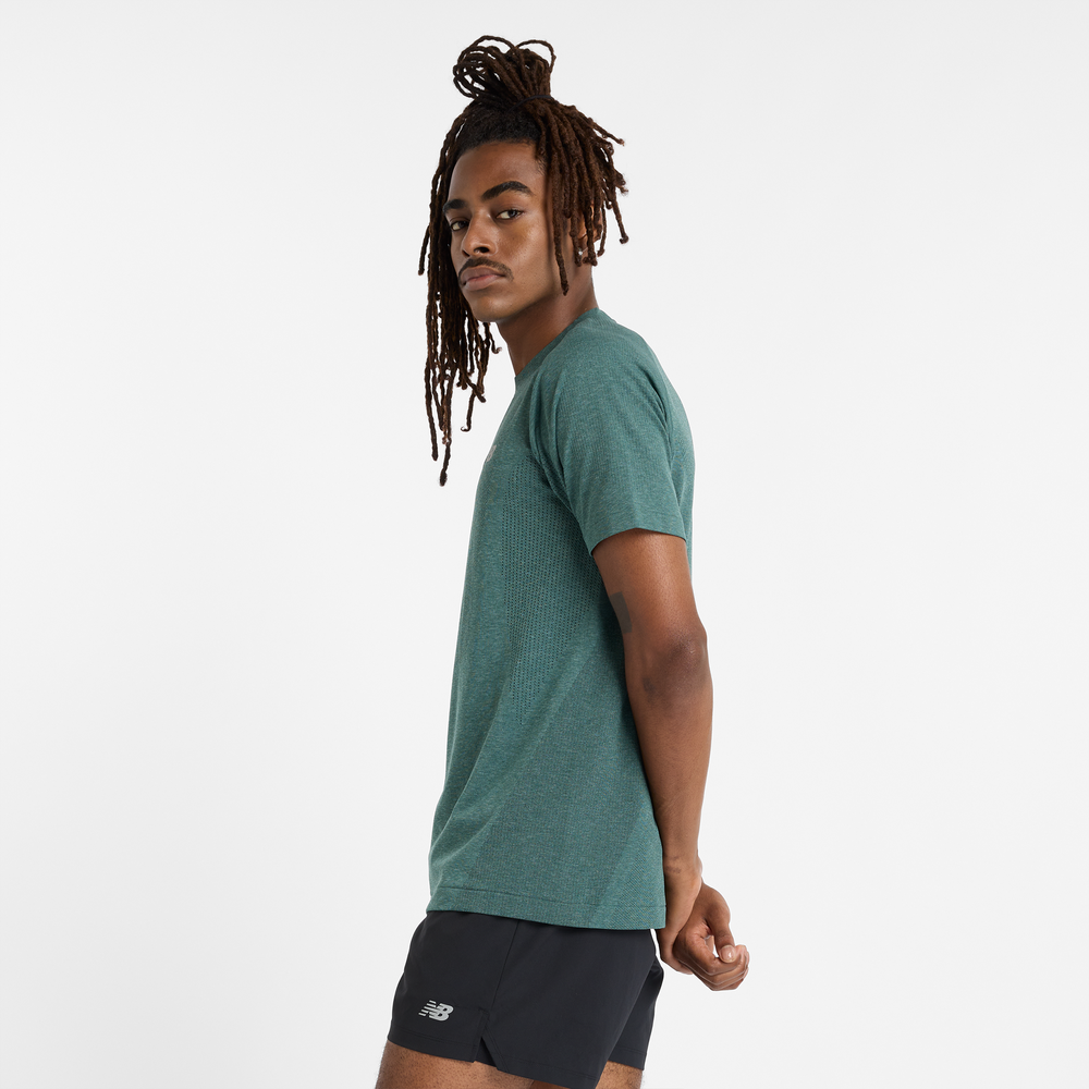 Koszulka męska New Balance MT41080NUS – zielona