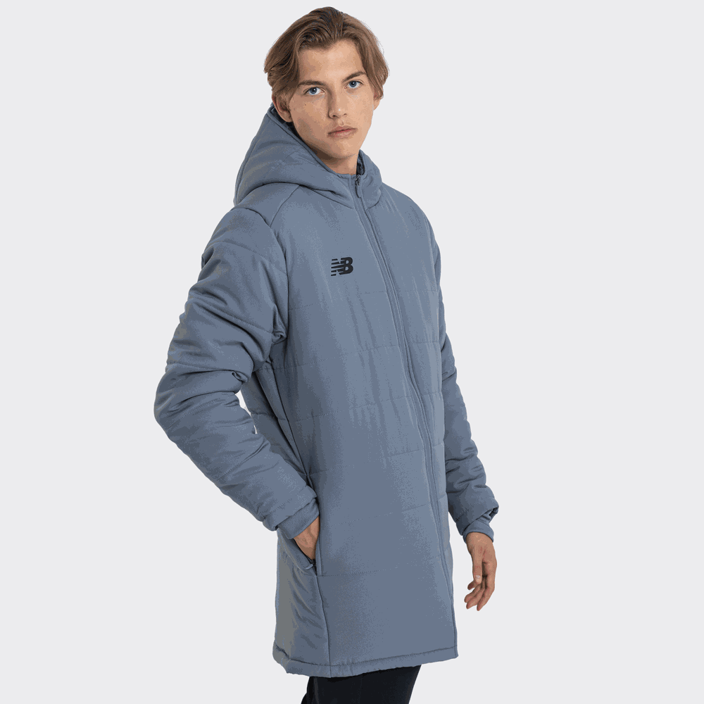 Kurtka męska New Balance EMJ9038GNM – szara