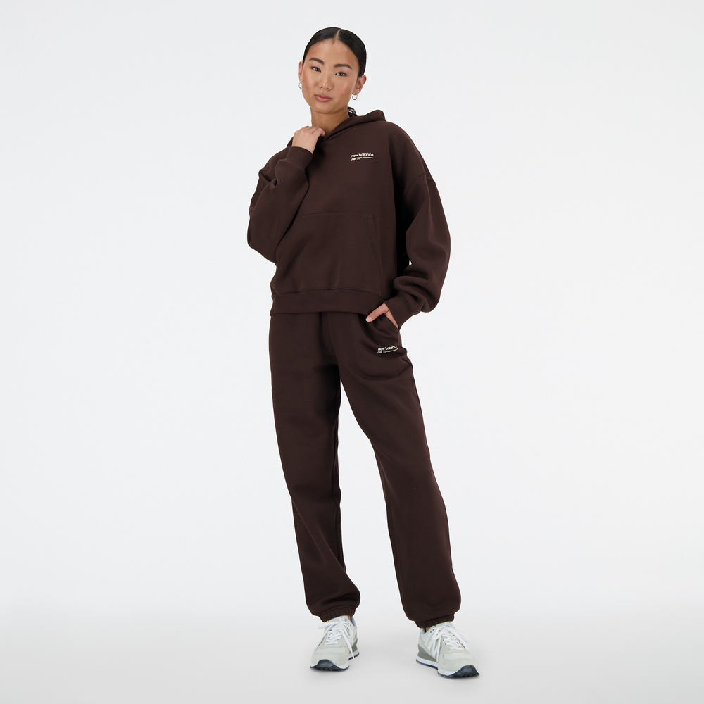 Spodnie damskie New Balance WP33513KCF – brązowe