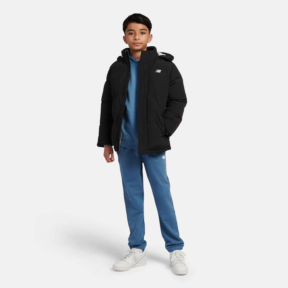 Kurtka dziecięca New Balance LAKB0287BK – czarna