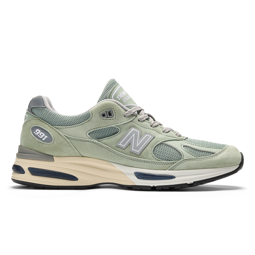 Buty unisex New Balance U991BB2 – miętowe