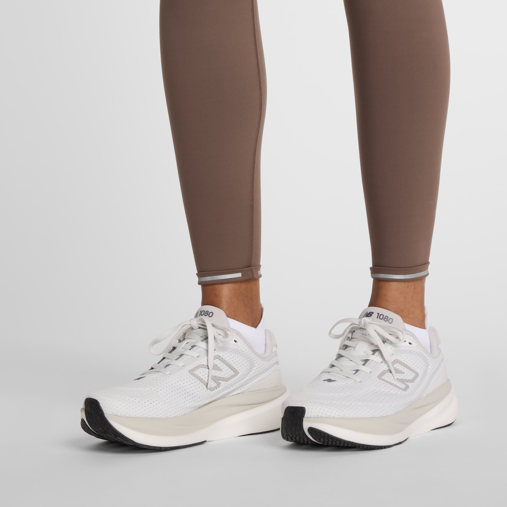 Legginsy damskie do biegania New Balance Sleek WP51275ABP – brązowe