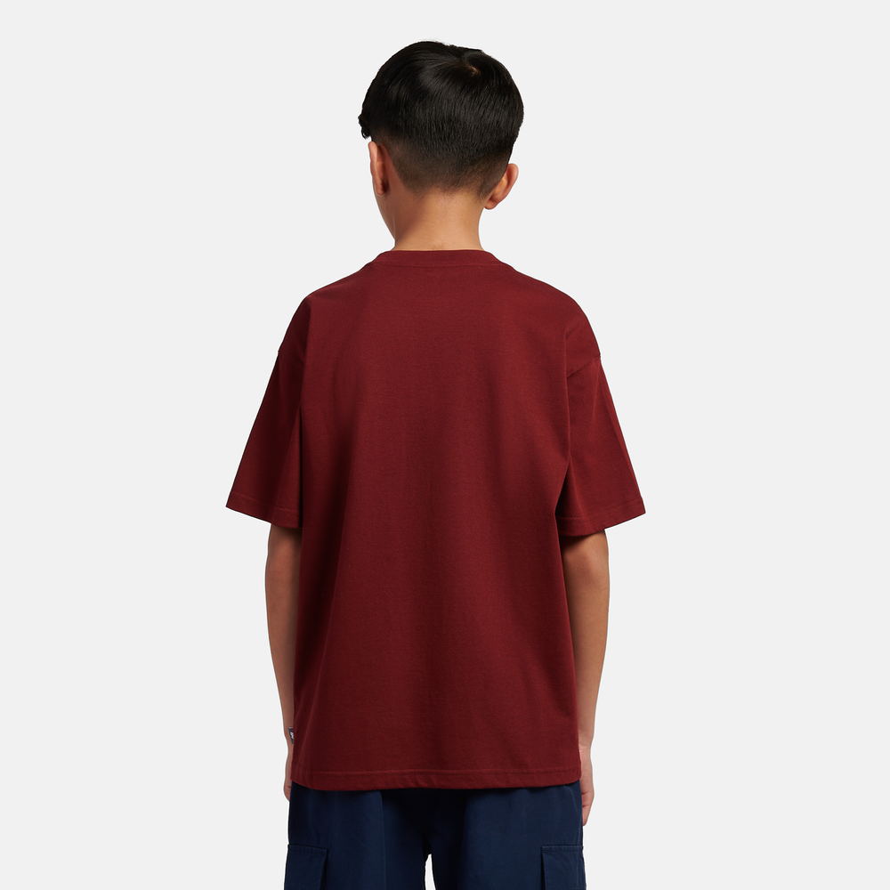 Koszulka dziecięca New Balance LAKB0340MHB – bordowa