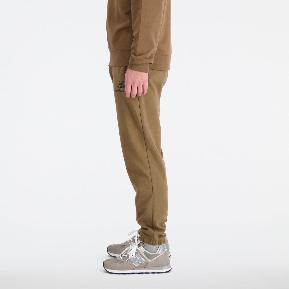 Spodnie męskie New Balance MP31539DHE – brązowe