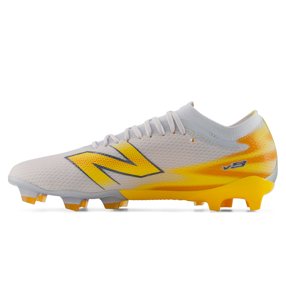 Korki męskie New Balance FURON TEAM FG V8 UF3F2IO – pomarańczowe