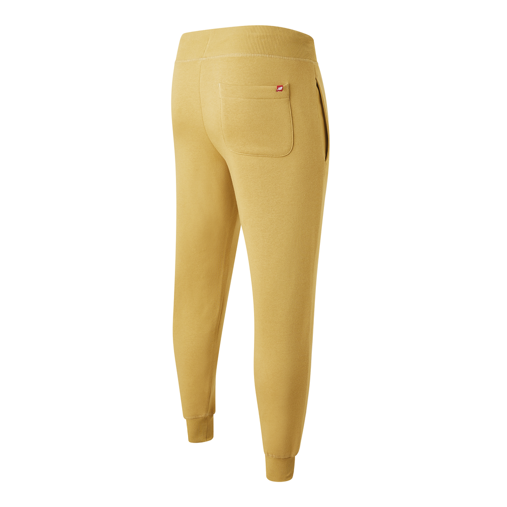 Spodnie męskie New Balance MP23600GHO – żółte