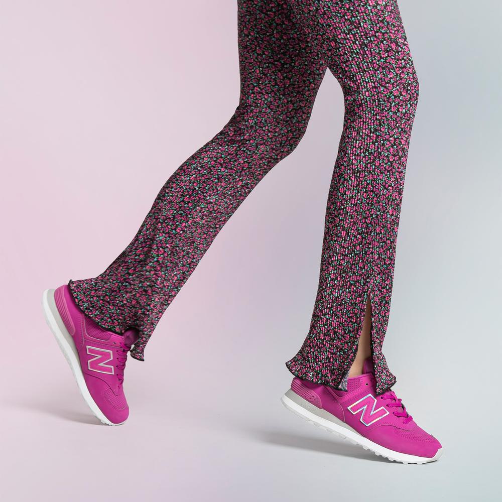Buty New Balance WL574HR2 - różowe